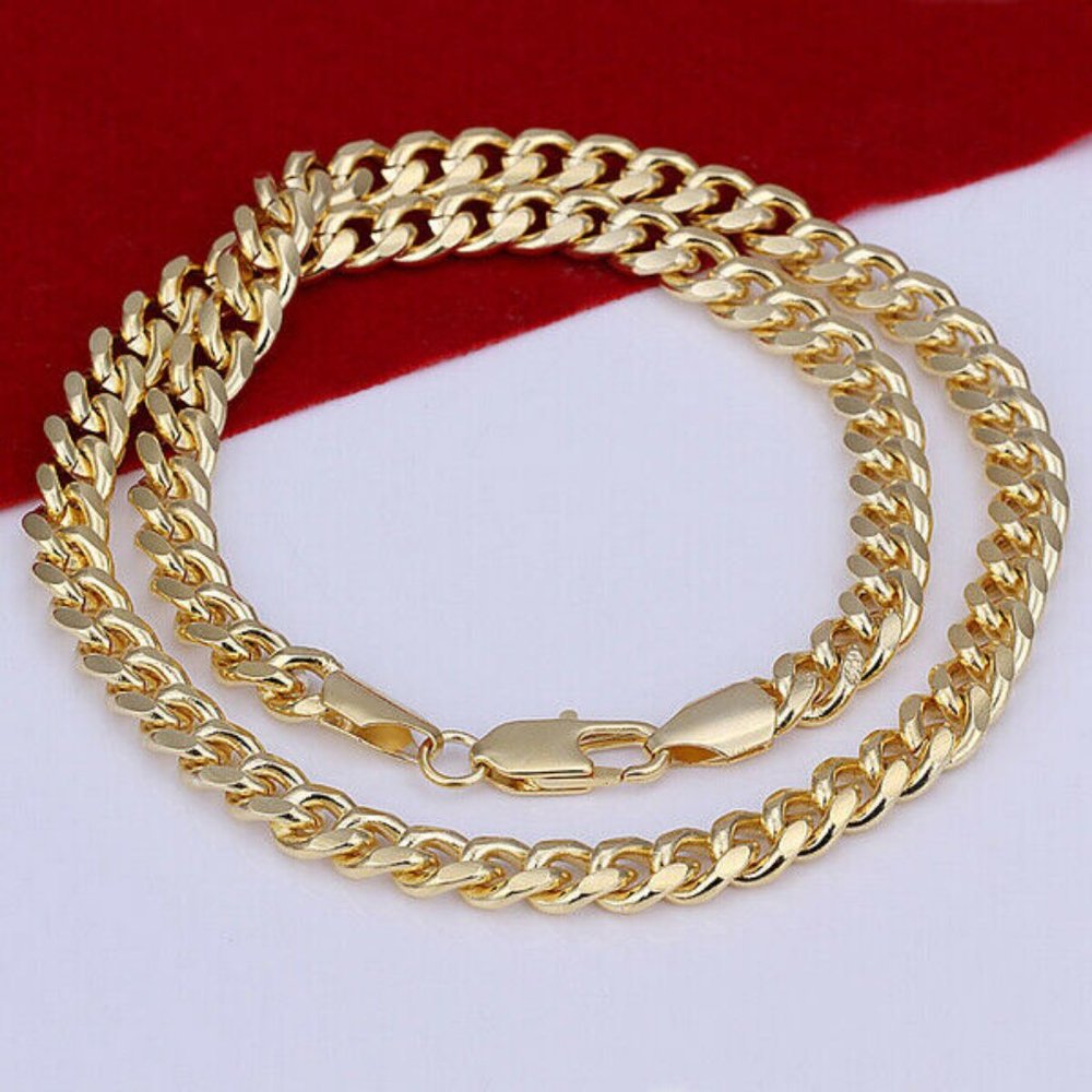 14k Gold 1mm 18" Rope Chain